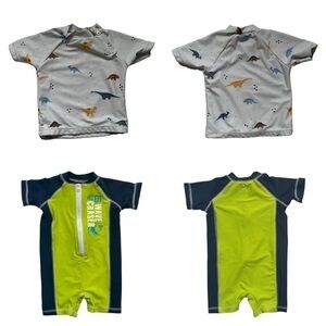 NWOT Baby Swim and Rash Guard Bundle 3-6 M 2 Pieces